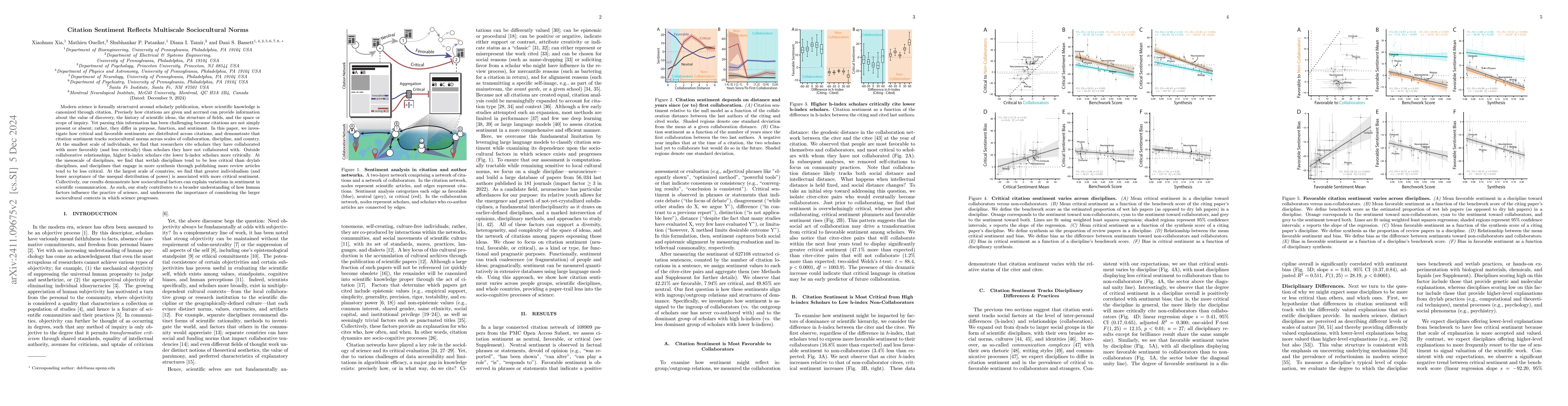 Thumbnail for Citation Sentiment Reflects Multiscale Sociocultural Norms