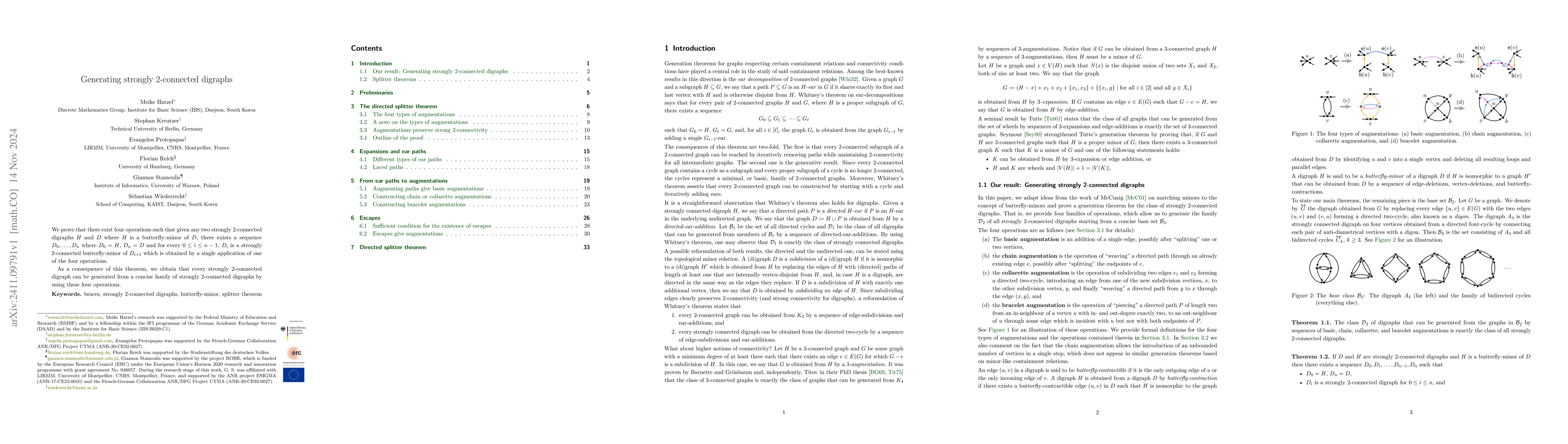 Thumbnail for Generating strongly 2-connected digraphs