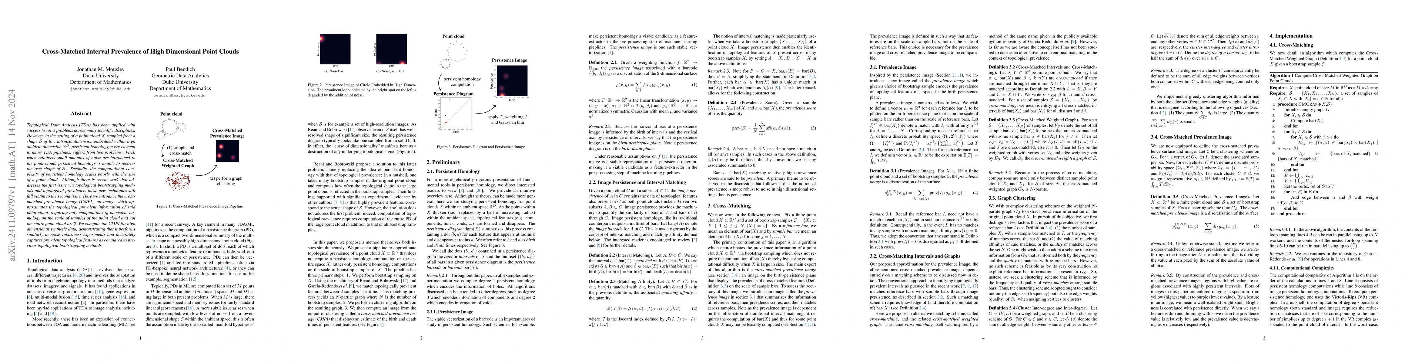 Thumbnail for Cross-Matched Interval Prevalence of High Dimensional Point Clouds