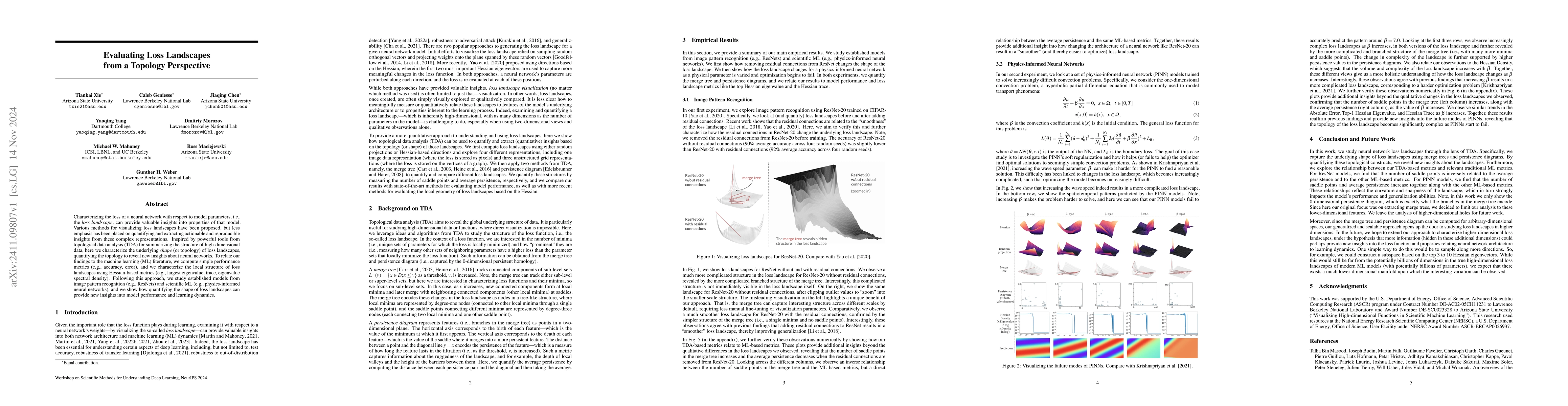Thumbnail for Evaluating Loss Landscapes from a Topology Perspective