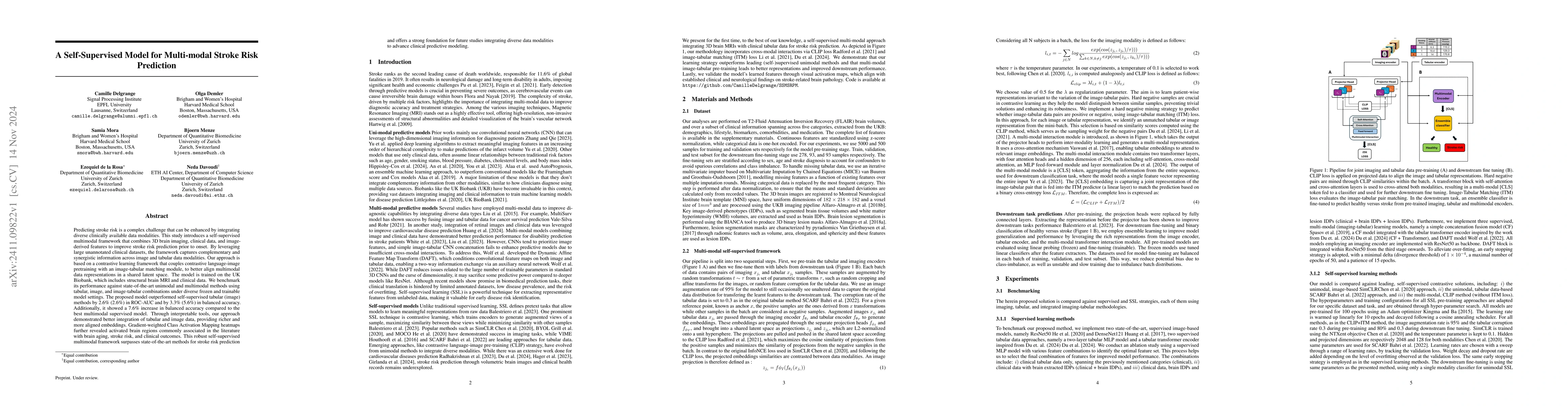 Thumbnail for A Self-Supervised Model for Multi-modal Stroke Risk Prediction