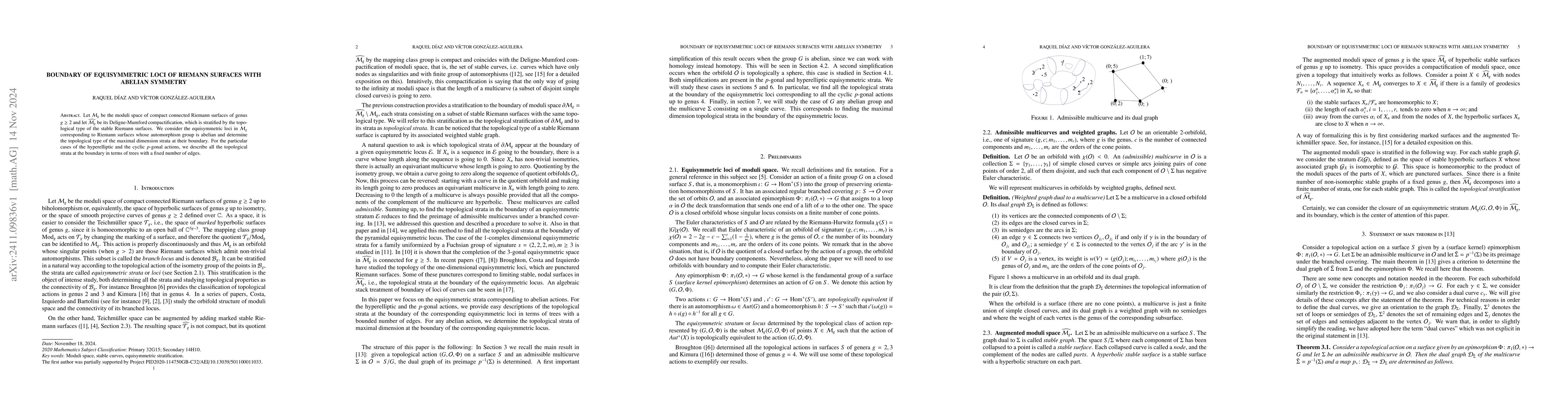 Thumbnail for Boundary of equisymmetric loci of Riemann surfaces with abelian symmetry