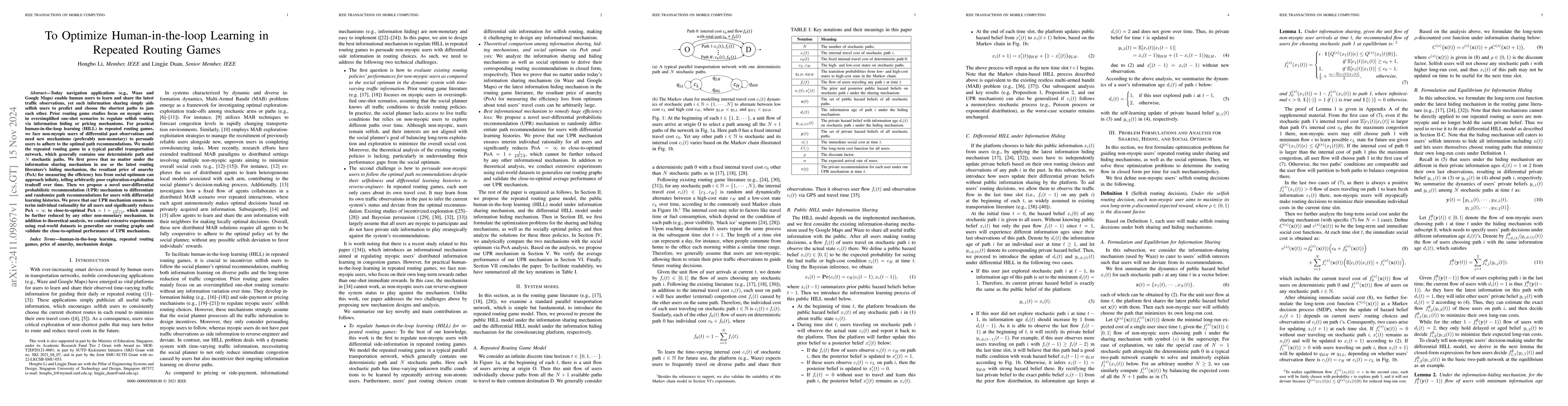Thumbnail for To Optimize Human-in-the-loop Learning in Repeated Routing Games