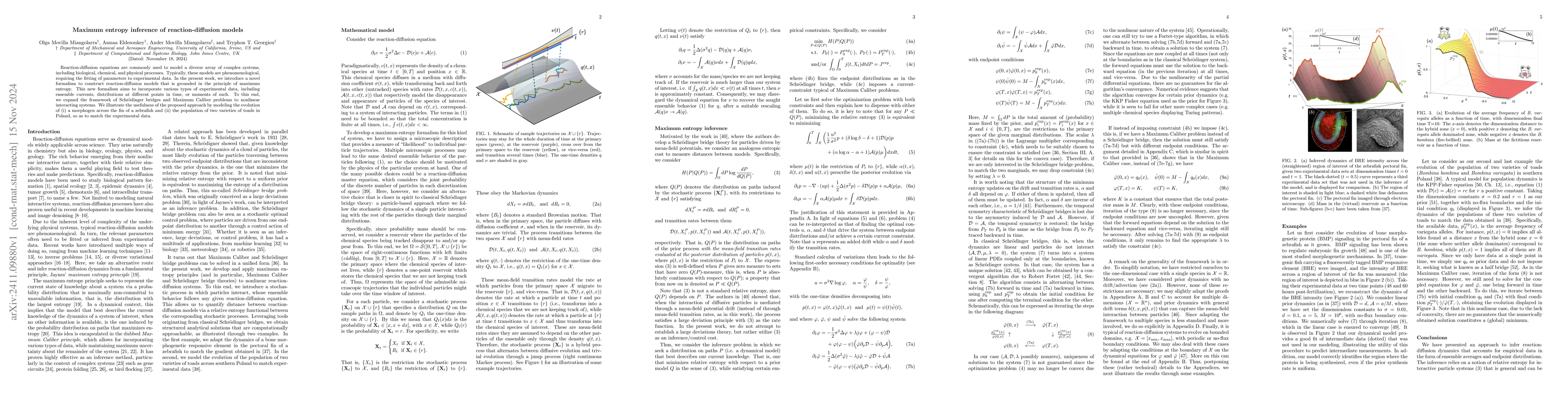 Thumbnail for Maximum entropy inference of reaction-diffusion models