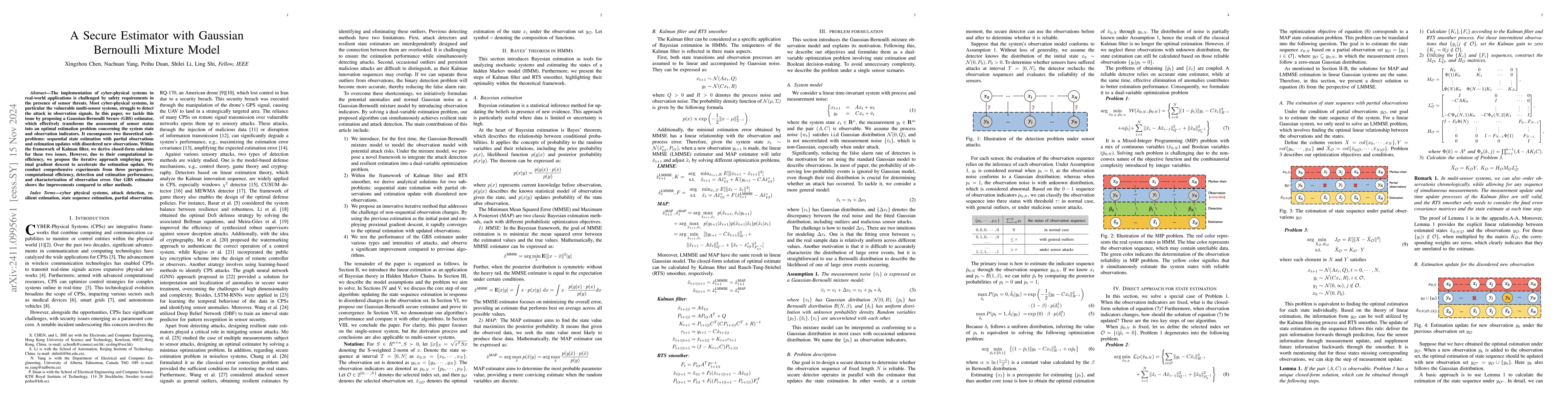 Thumbnail for A Secure Estimator with Gaussian Bernoulli Mixture Model