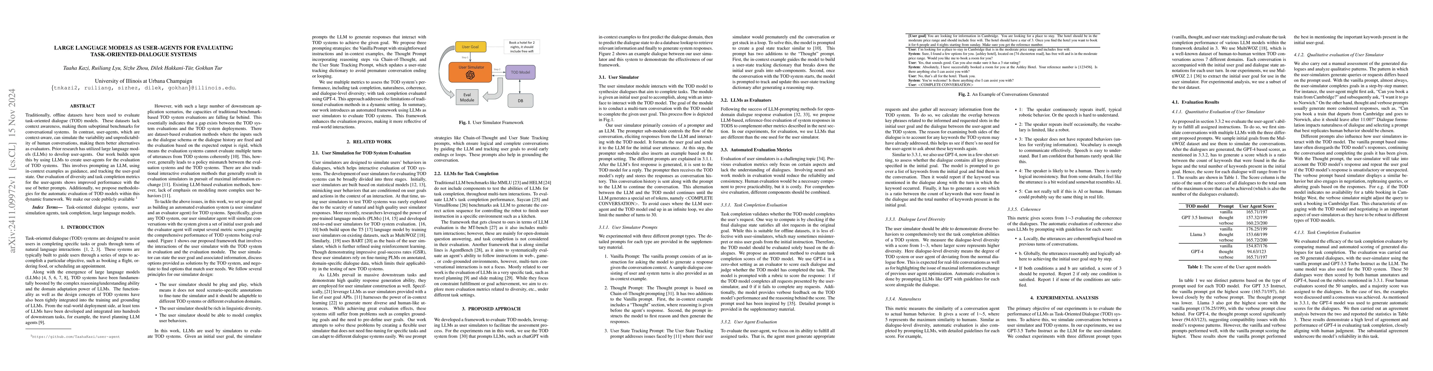 Thumbnail for Large Language Models as User-Agents for Evaluating
  Task-Oriented-Dialogue Systems