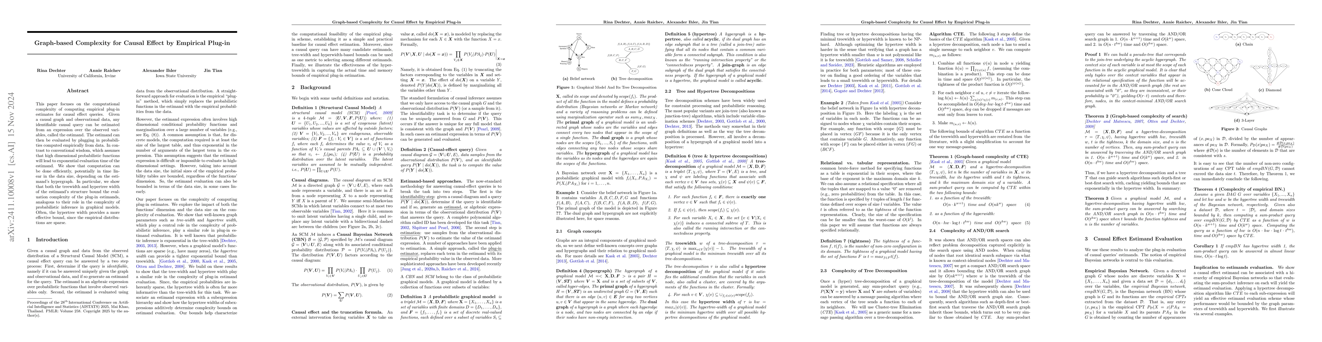 Thumbnail for Graph-based Complexity for Causal Effect by Empirical Plug-in