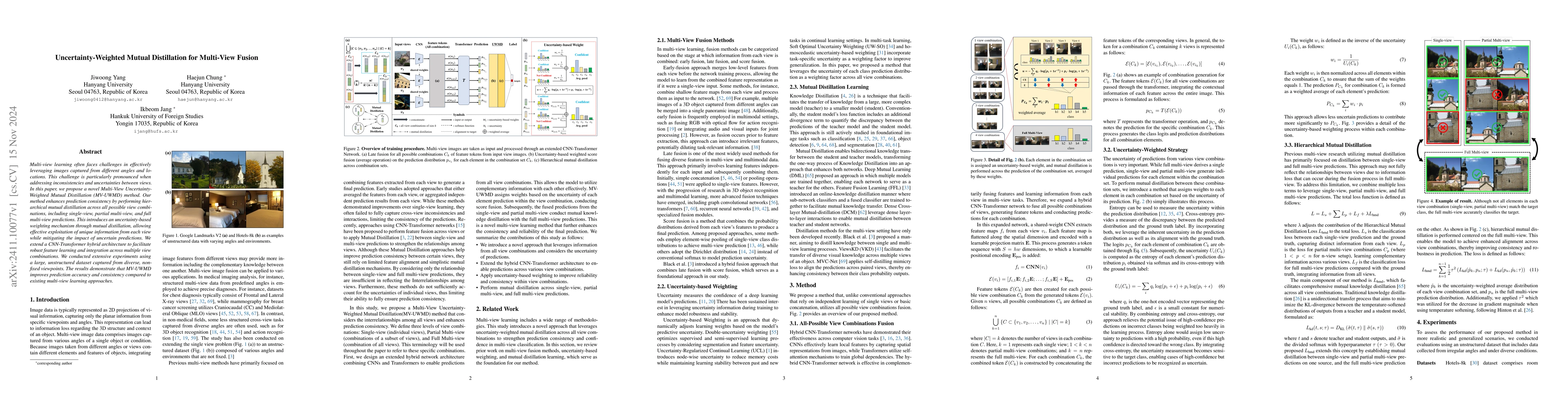 Thumbnail for Uncertainty-Weighted Mutual Distillation for Multi-View Fusion