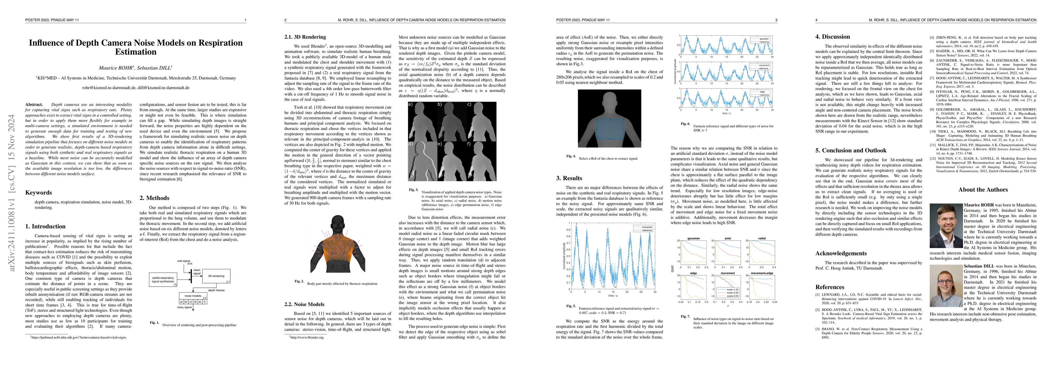 Thumbnail for Influence of Depth Camera Noise Models on Respiration Estimation
