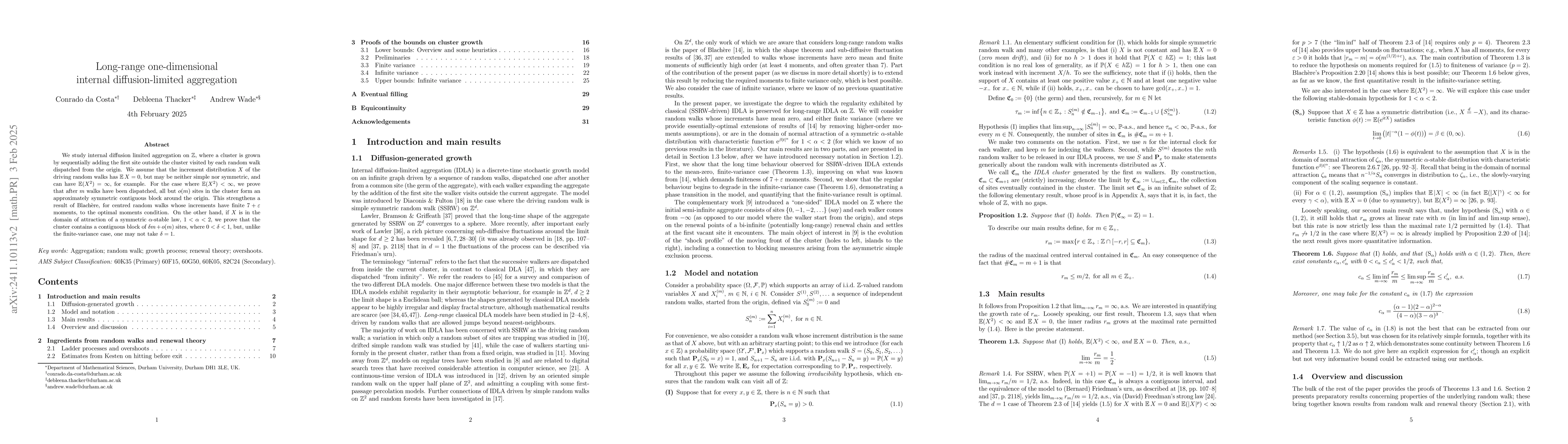 Thumbnail for Long-range one-dimensional internal diffusion-limited aggregation