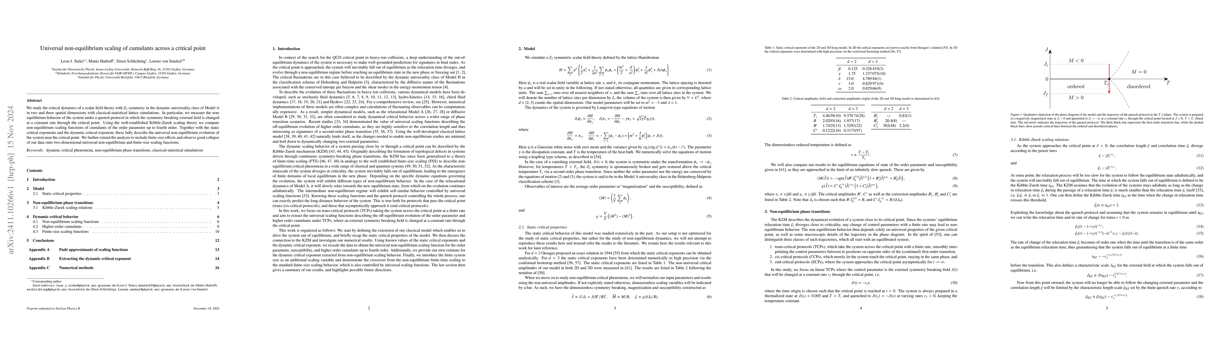 Thumbnail for Universal non-equilibrium scaling of cumulants across a critical point