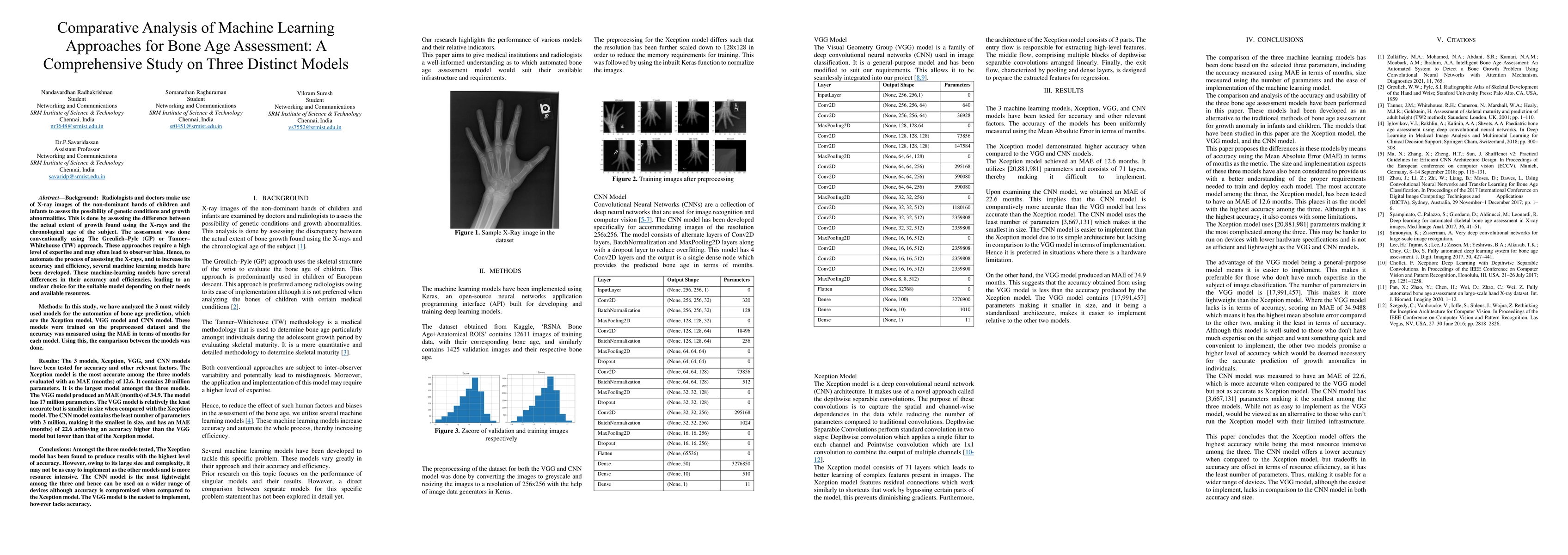 Thumbnail for Comparative Analysis of Machine Learning Approaches for Bone Age
  Assessment: A Comprehensive Study on Three Distinct Models