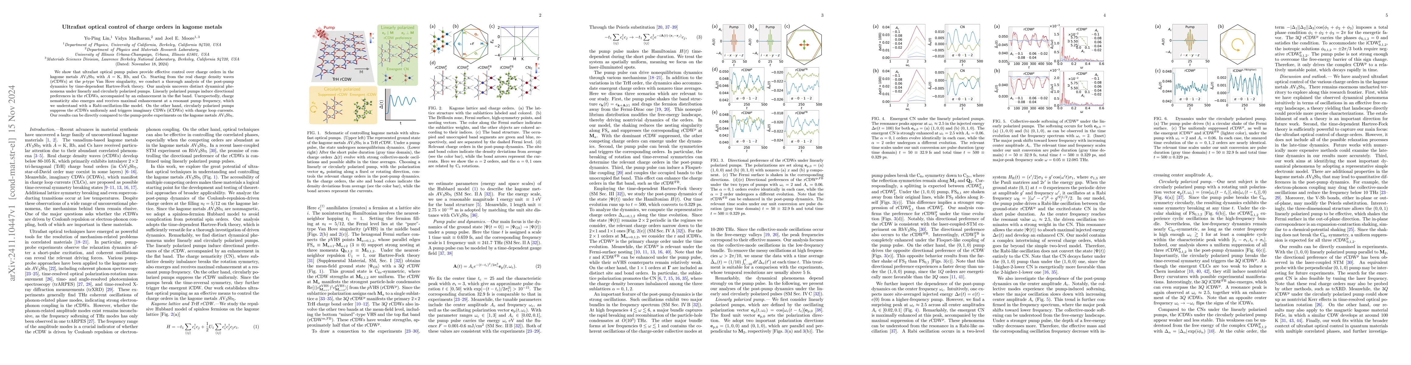 Thumbnail for Ultrafast optical control of charge orders in kagome metals