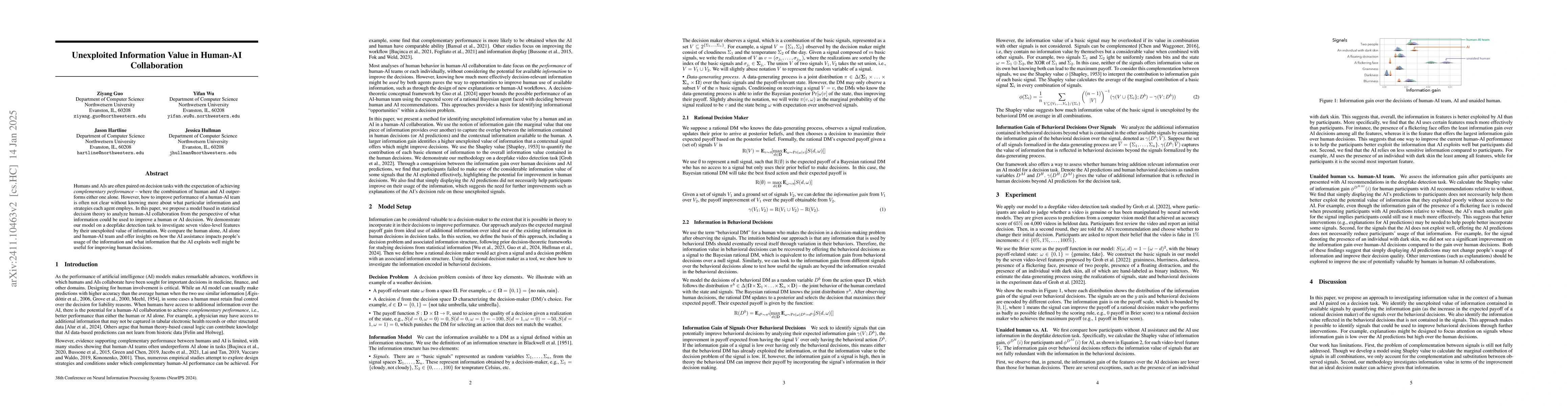 Thumbnail for Unexploited Information Value in Human-AI Collaboration