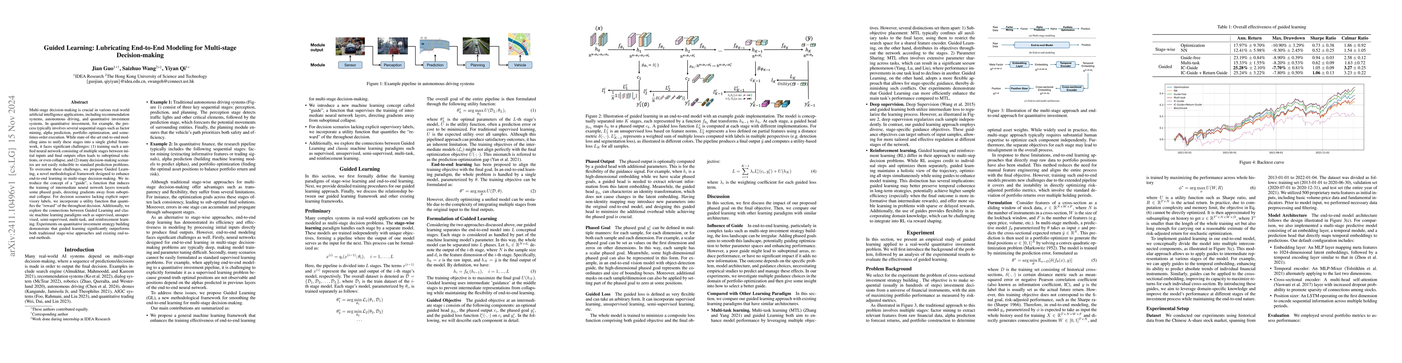 Thumbnail for Guided Learning: Lubricating End-to-End Modeling for Multi-stage
  Decision-making