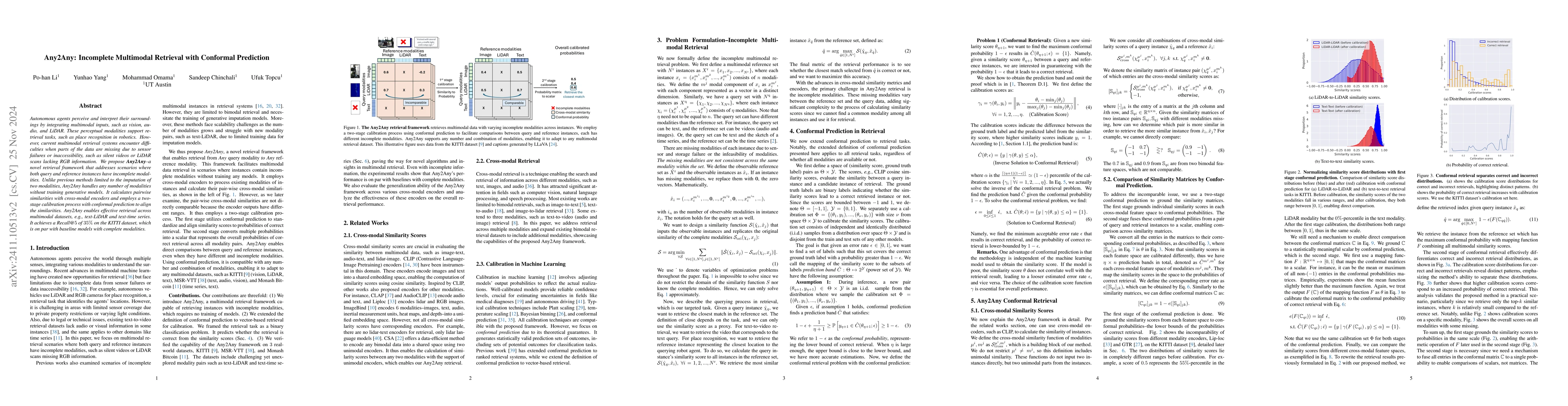 Thumbnail for Any2Any: Incomplete Multimodal Retrieval with Conformal Prediction