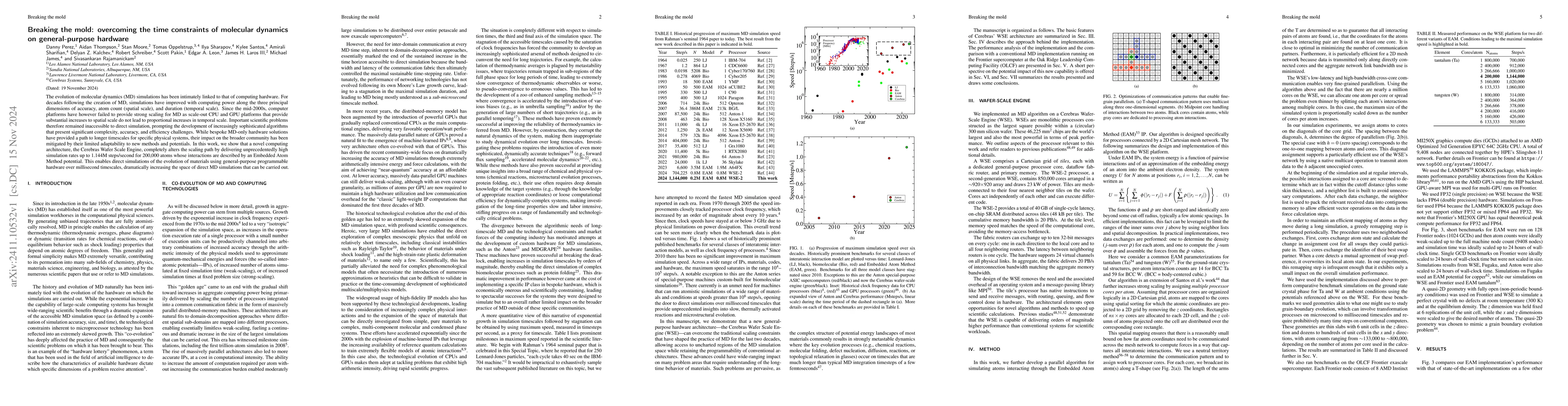 Thumbnail for Breaking the mold: overcoming the time constraints of molecular dynamics
  on general-purpose hardware