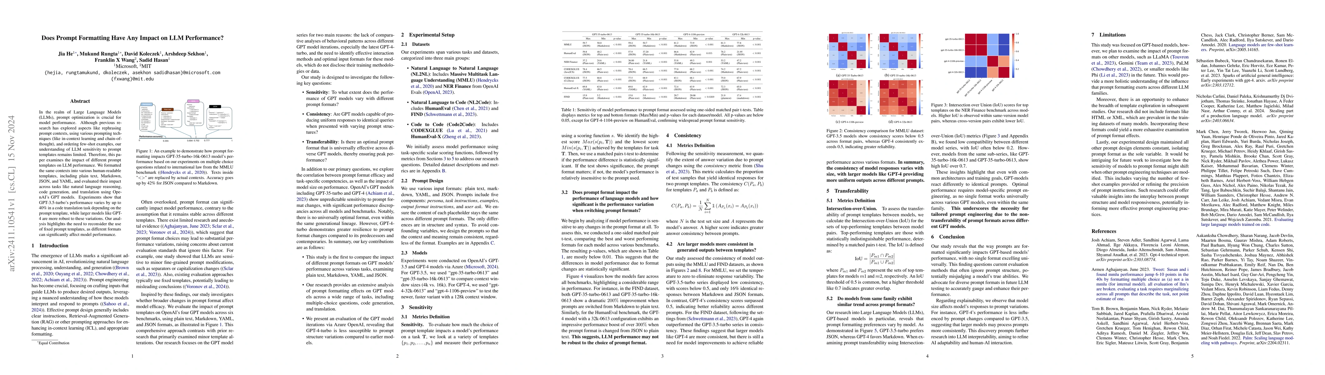 Thumbnail for Does Prompt Formatting Have Any Impact on LLM Performance?