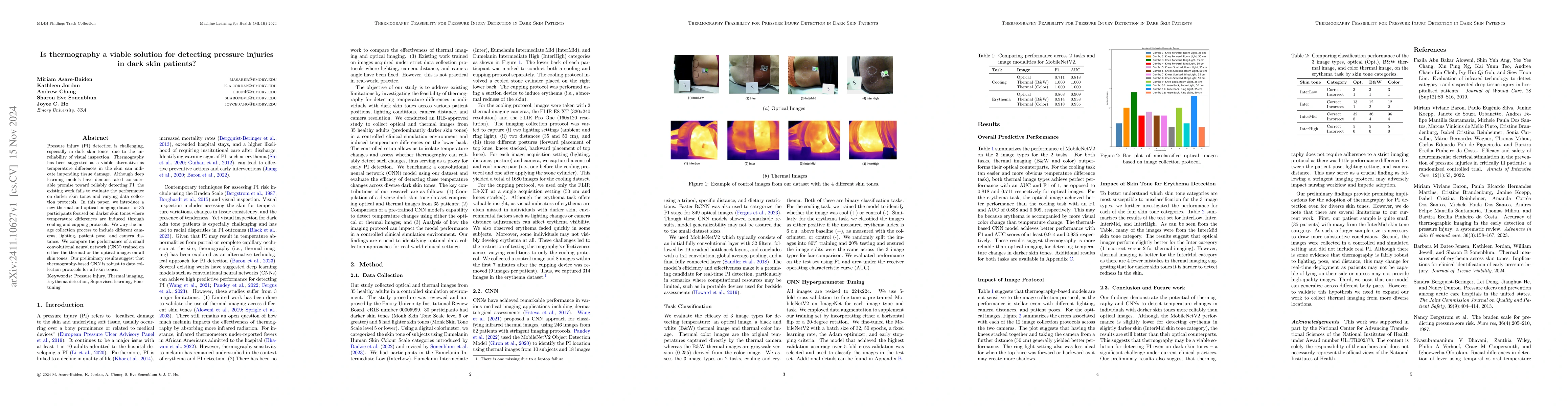 Thumbnail for Is thermography a viable solution for detecting pressure injuries in
  dark skin patients?