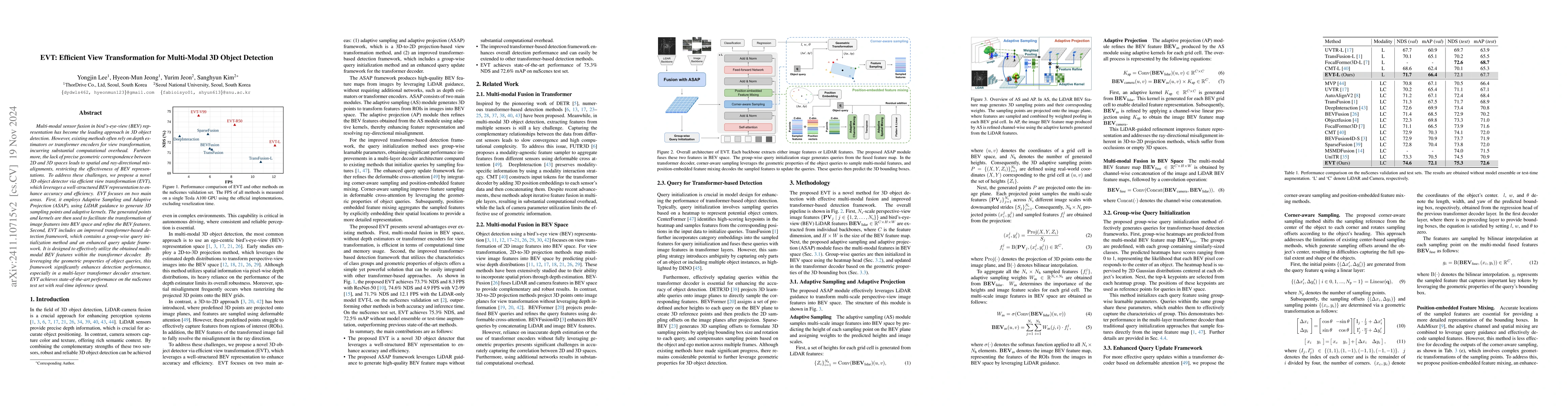 Thumbnail for EVT: Efficient View Transformation for Multi-Modal 3D Object Detection