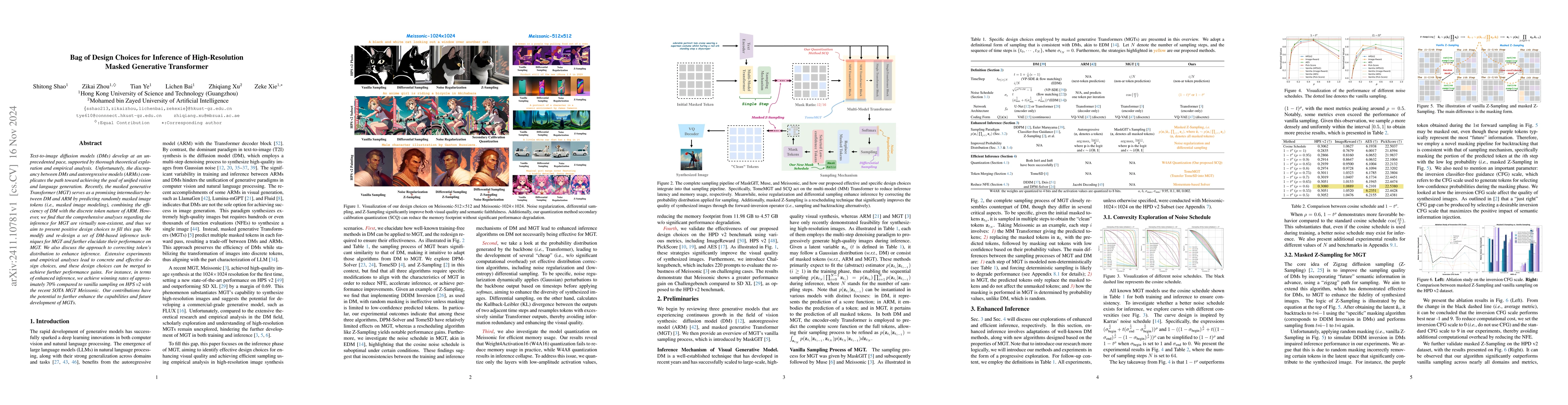Thumbnail for Bag of Design Choices for Inference of High-Resolution Masked Generative
  Transformer