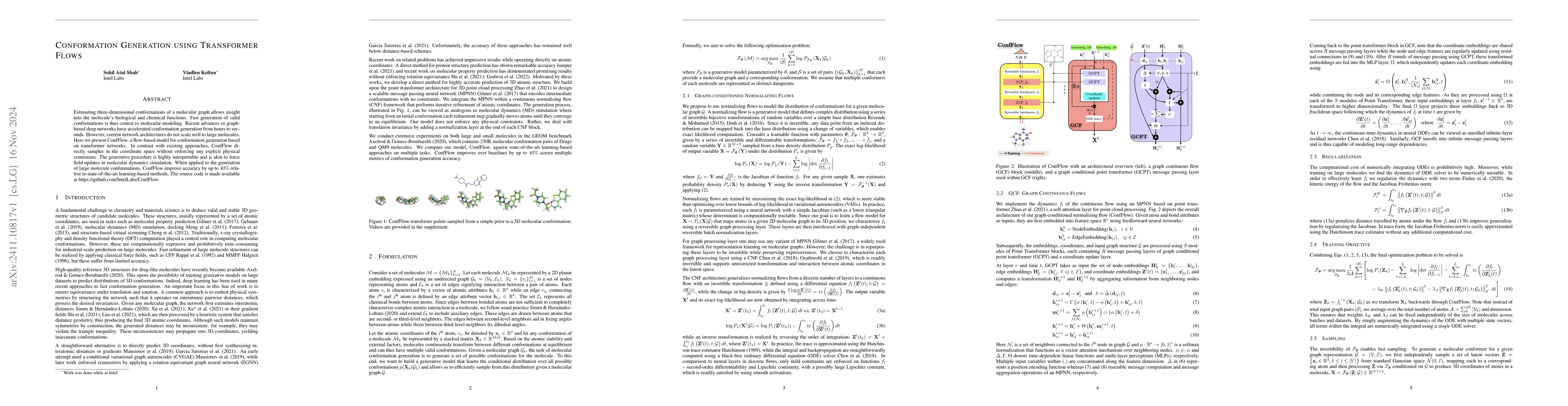 Thumbnail for Conformation Generation using Transformer Flows