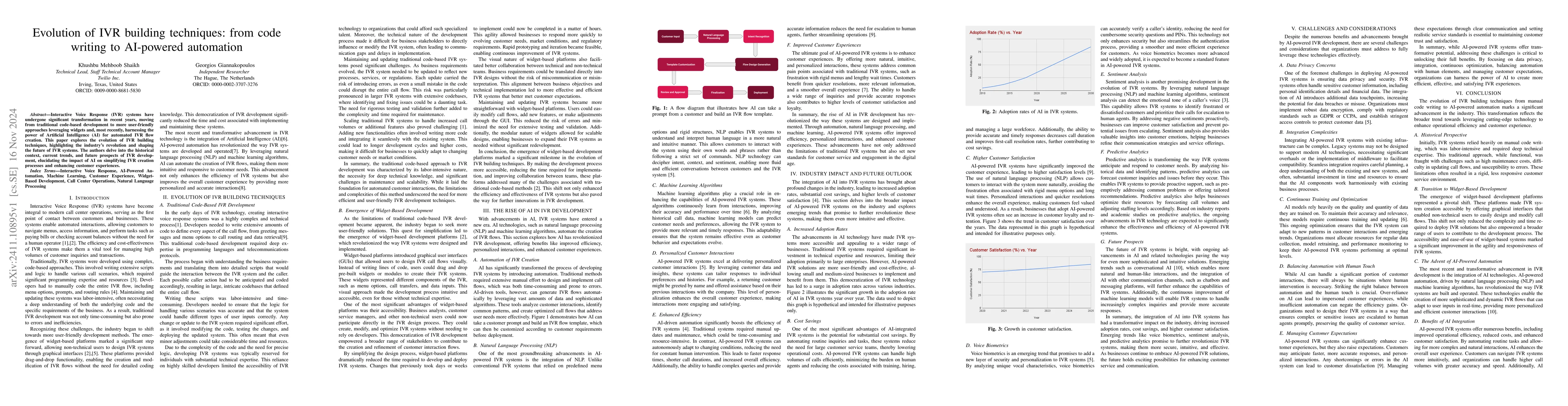 Thumbnail for Evolution of IVR building techniques: from code writing to AI-powered
  automation