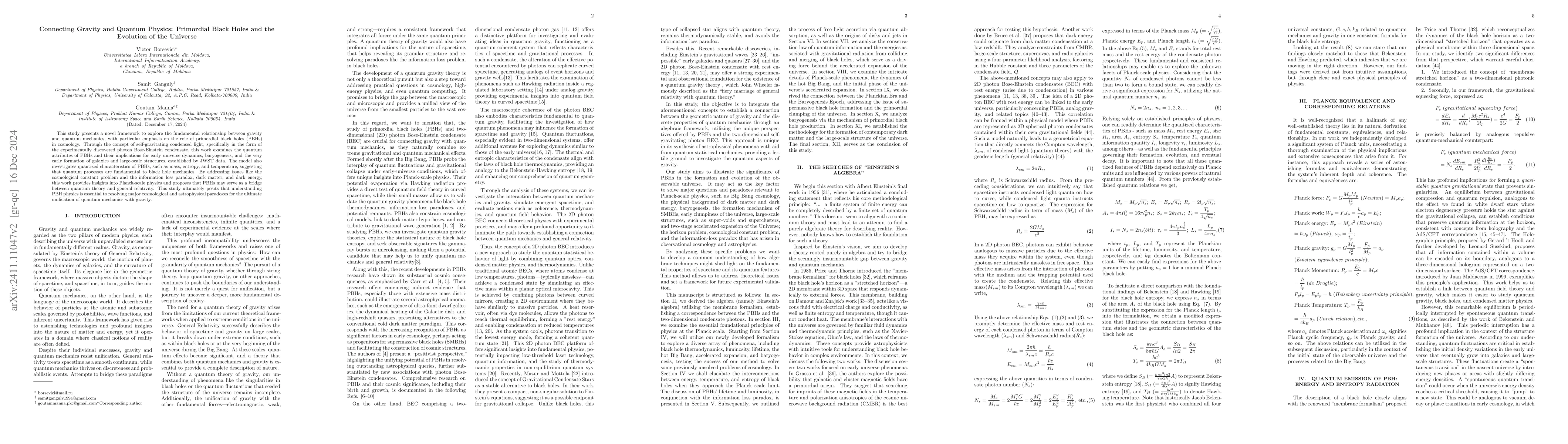 Thumbnail for Connection between gravity and quantum mechanics: an algebraic approach
  to cosmological issues