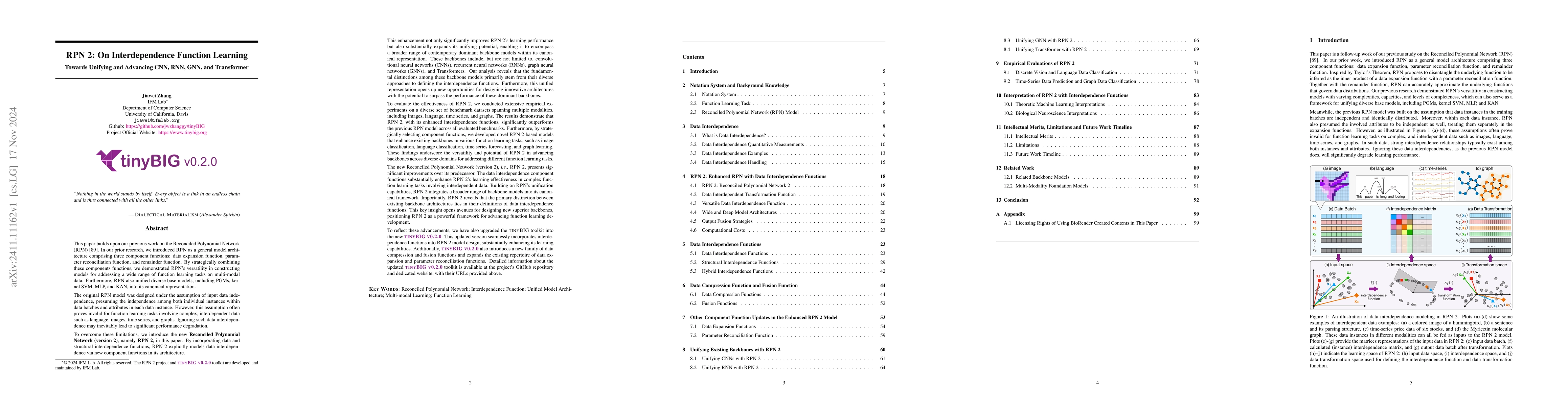 Thumbnail for RPN 2: On Interdependence Function Learning Towards Unifying and
  Advancing CNN, RNN, GNN, and Transformer