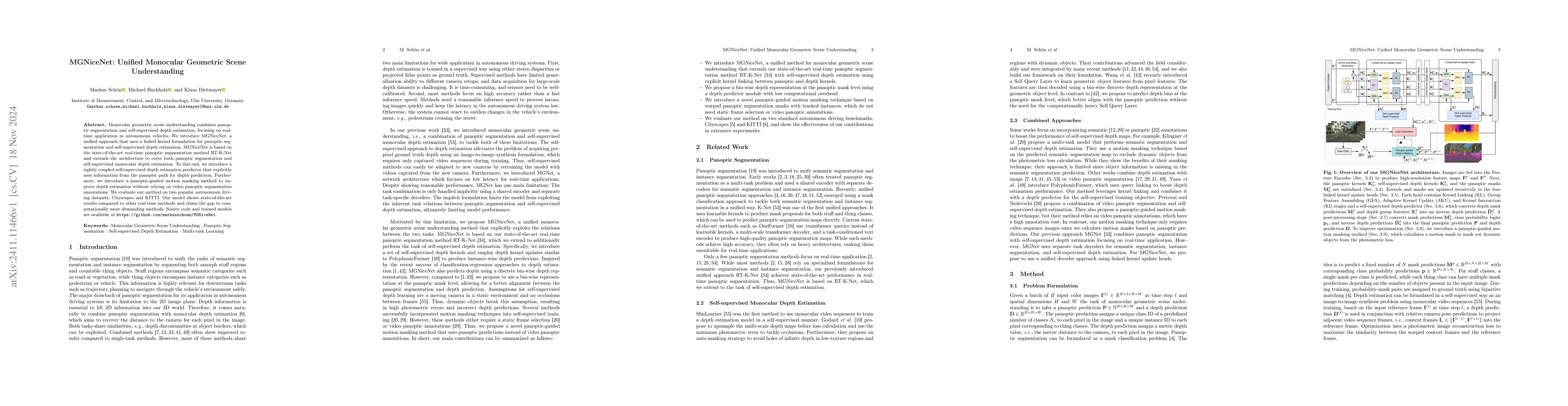 Thumbnail for MGNiceNet: Unified Monocular Geometric Scene Understanding