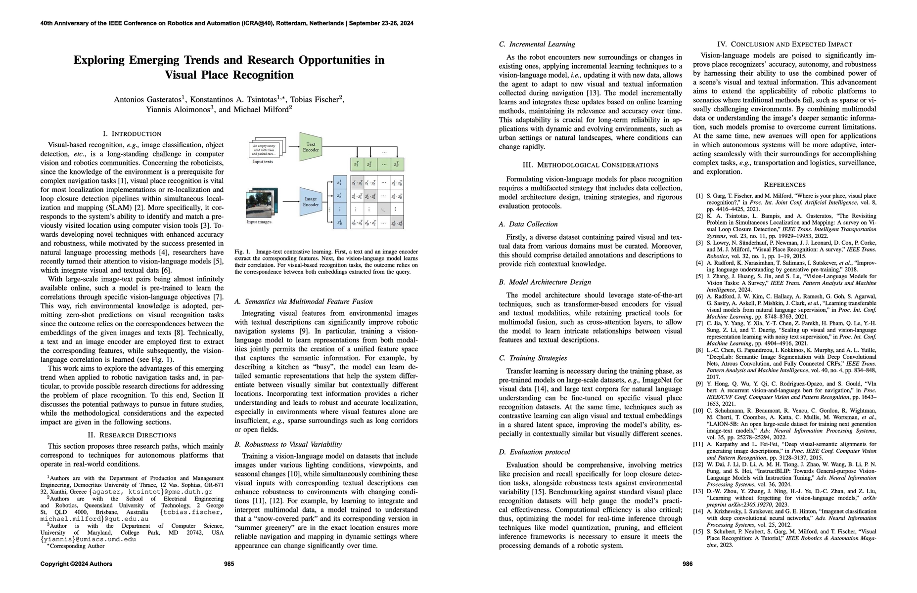 Thumbnail for Exploring Emerging Trends and Research Opportunities in Visual Place
  Recognition