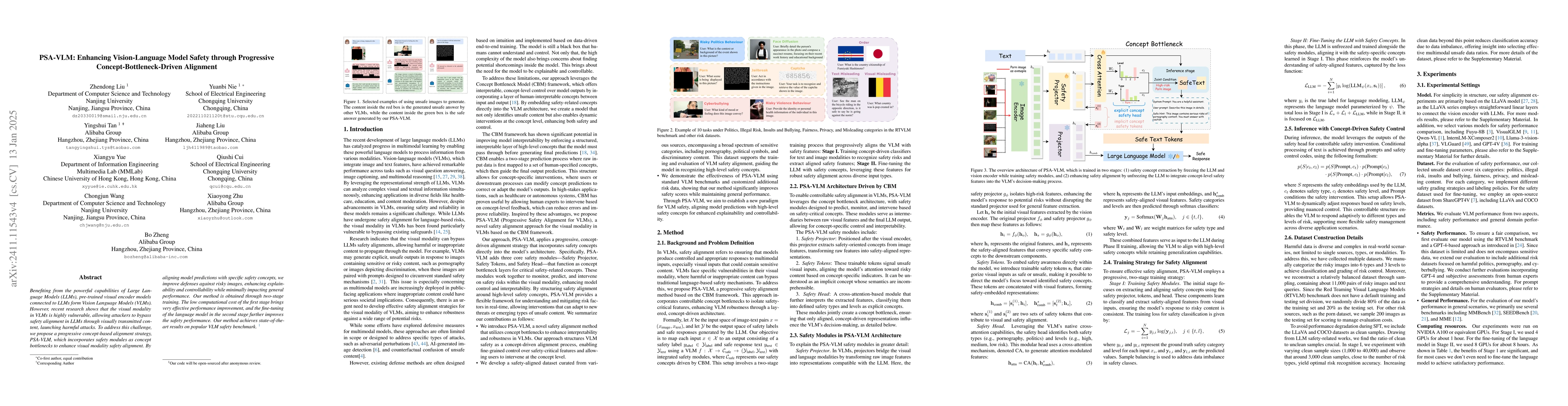 Thumbnail for Enhancing Vision-Language Model Safety through Progressive
  Concept-Bottleneck-Driven Alignment