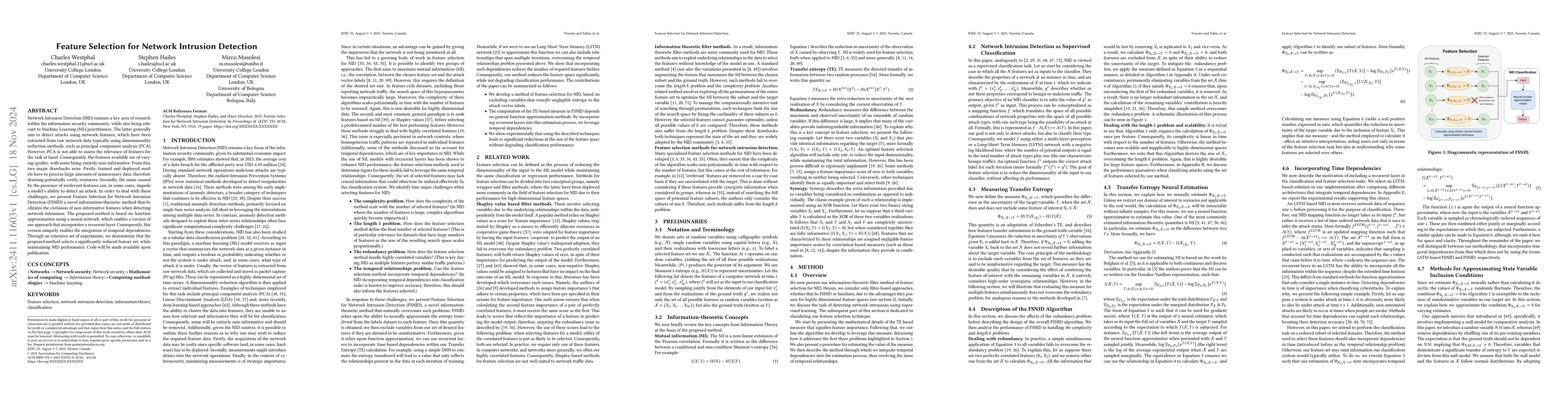 Thumbnail for Feature Selection for Network Intrusion Detection