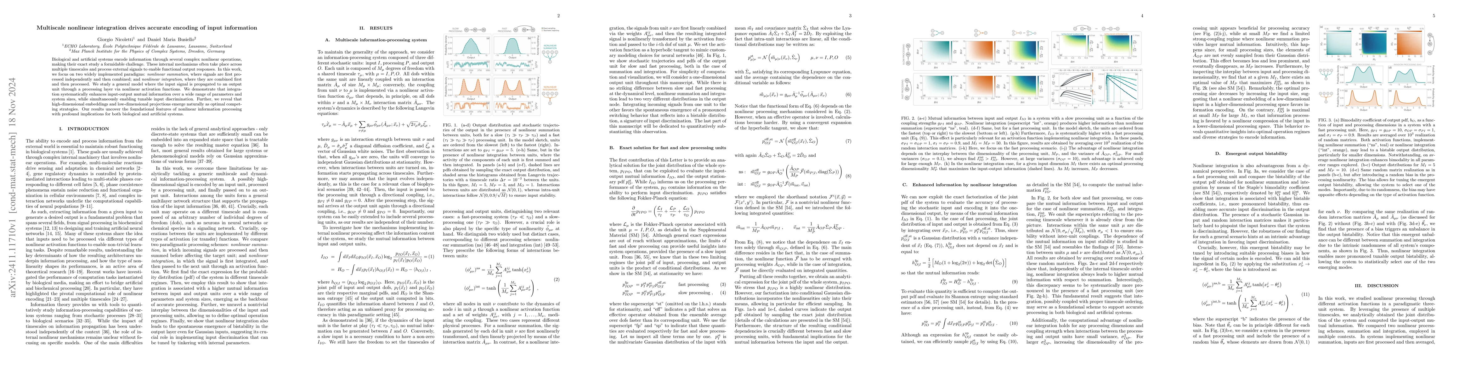Thumbnail for Multiscale nonlinear integration drives accurate encoding of input
  information