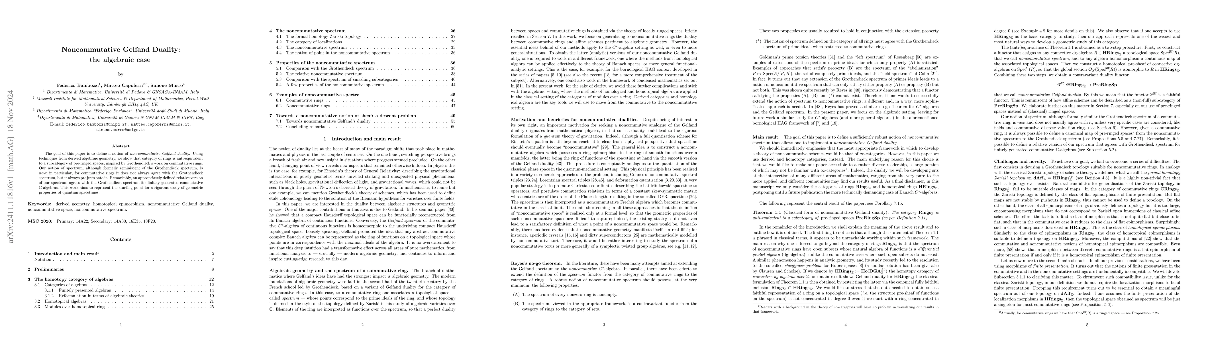Thumbnail for Noncommutative Gelfand Duality: the algebraic case