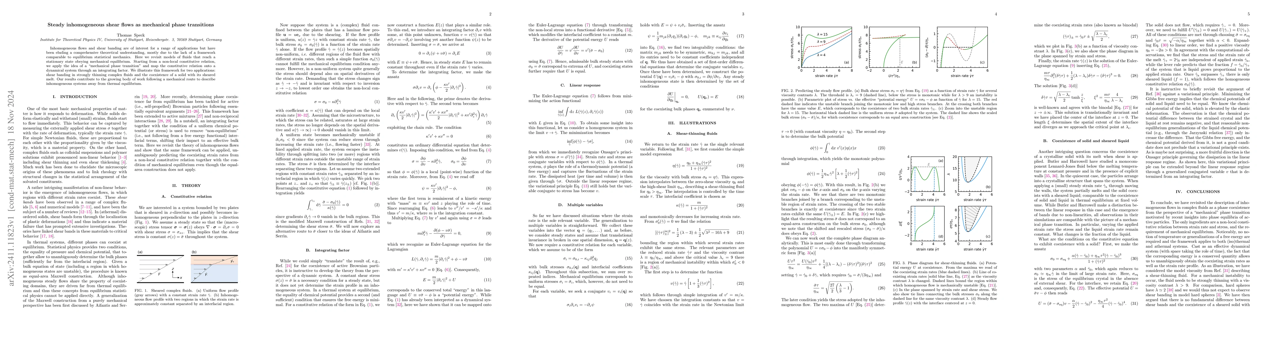 Thumbnail for Steady inhomogeneous shear flows as mechanical phase transitions