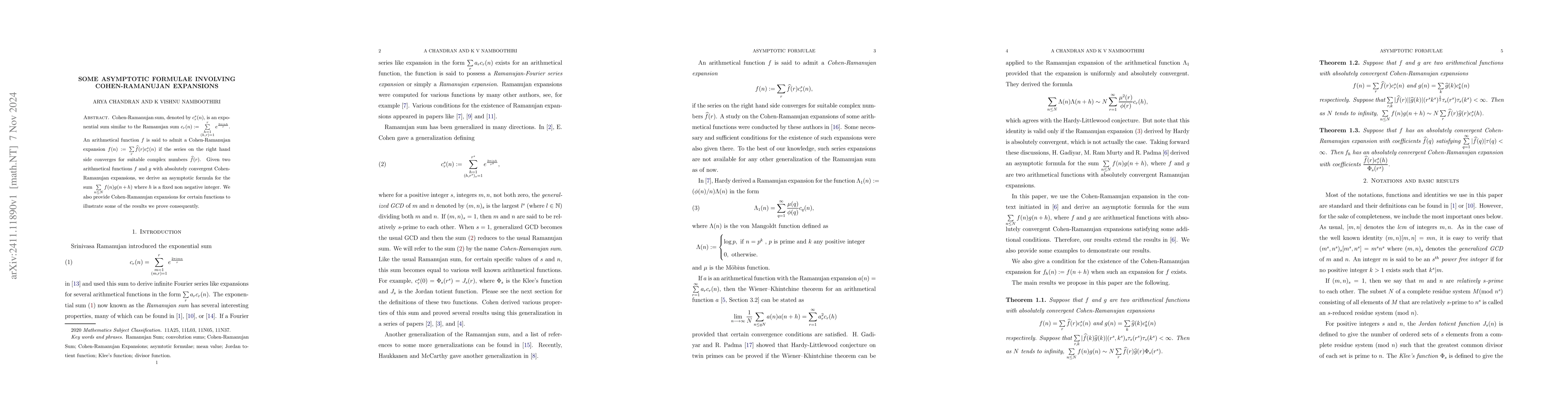 Thumbnail for Some asymptotic formulae involving Cohen-Ramanujan expansions