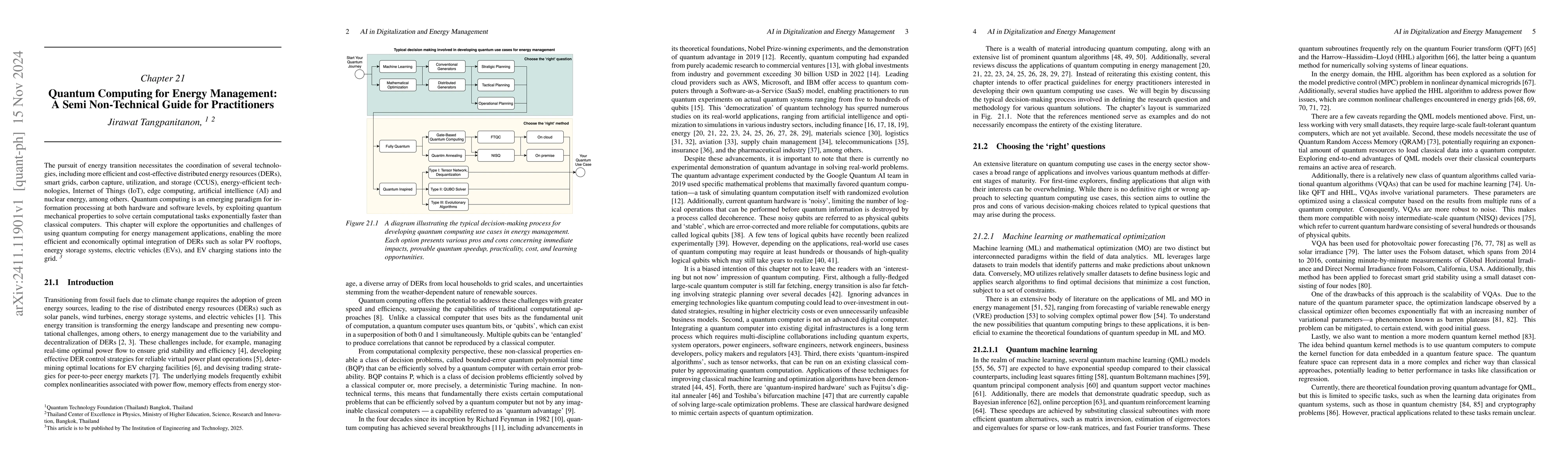 Thumbnail for Quantum Computing for Energy Management: A Semi Non-Technical Guide for
  Practitioners
