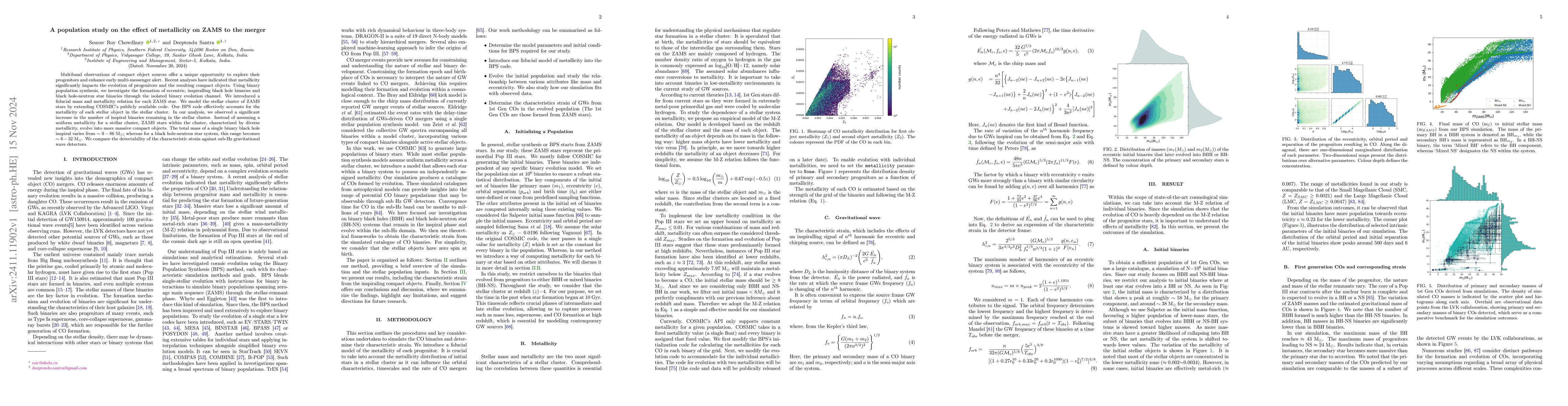 Thumbnail for A population study on the effect of metallicity on ZAMS to the merger