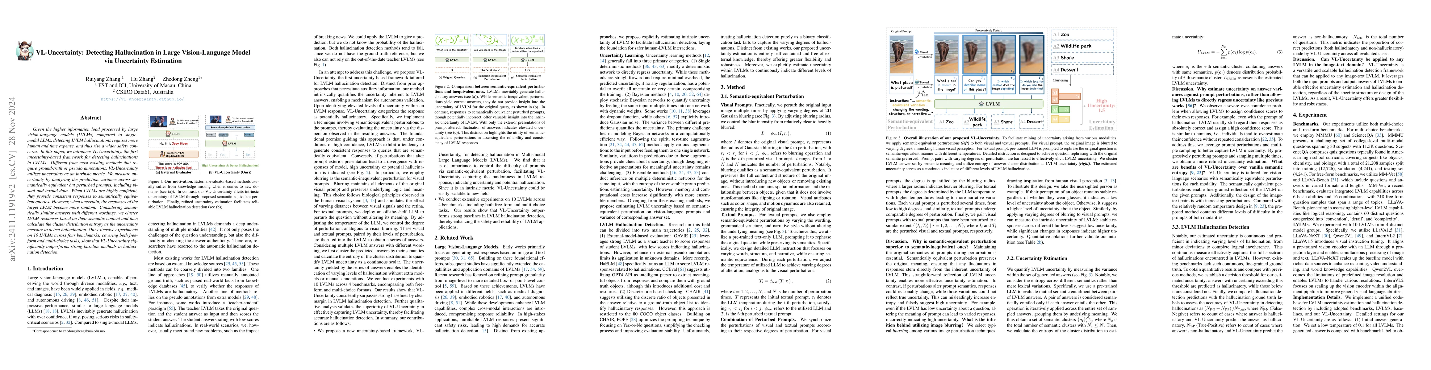 Thumbnail for VL-Uncertainty: Detecting Hallucination in Large Vision-Language Model
  via Uncertainty Estimation
