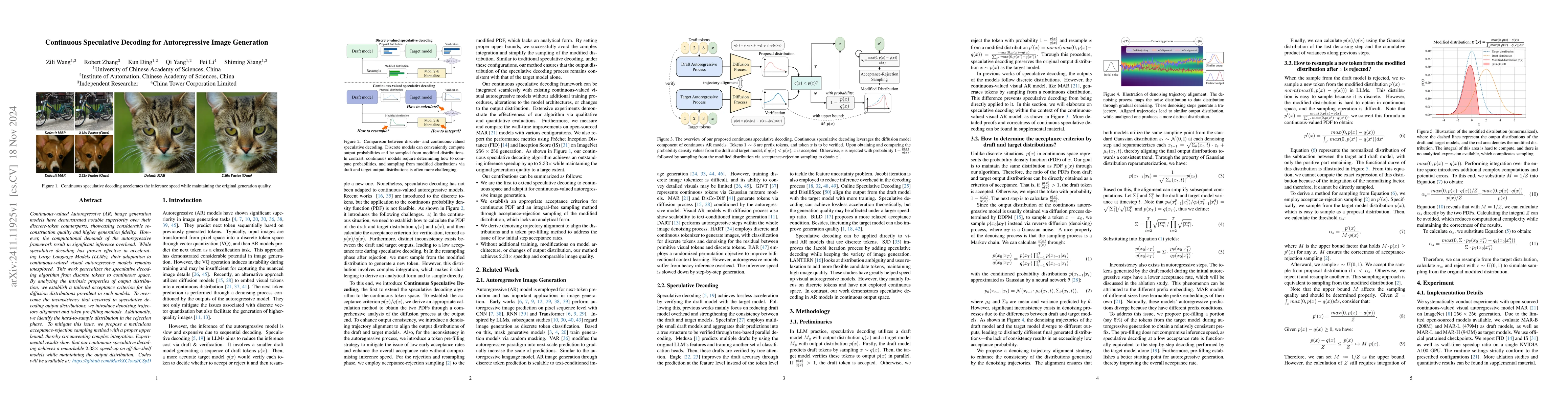 Thumbnail for Continuous Speculative Decoding for Autoregressive Image Generation