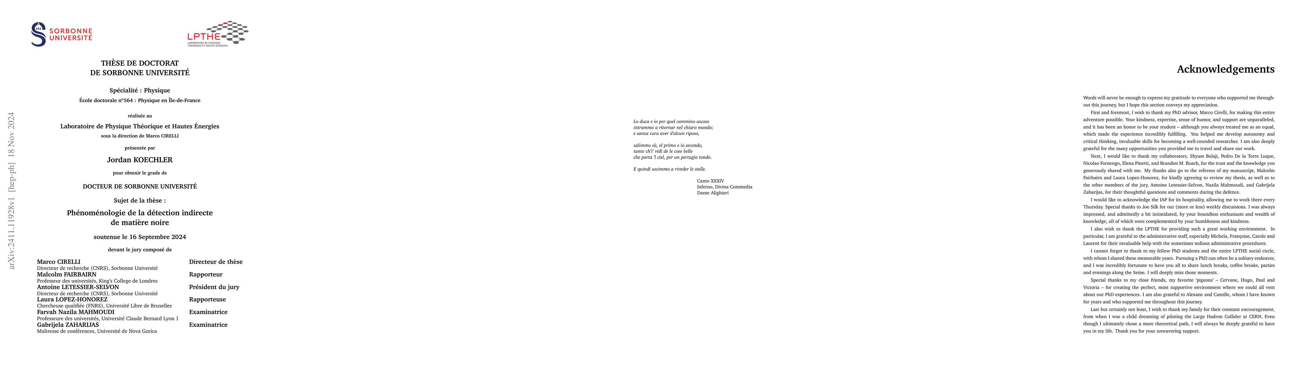 Thumbnail for Phenomenology of dark matter indirect detection