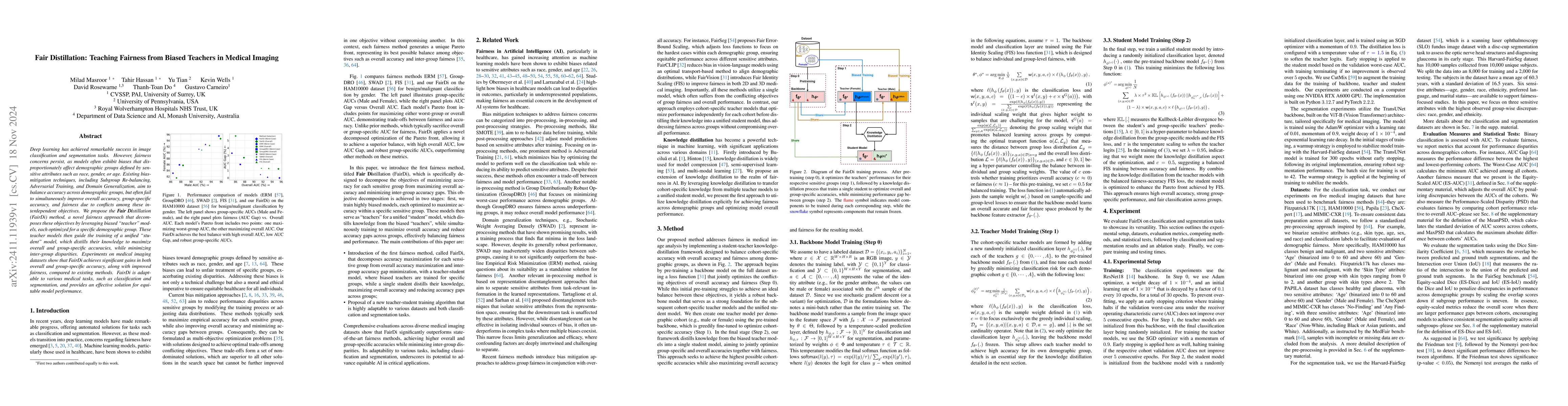 Thumbnail for Fair Distillation: Teaching Fairness from Biased Teachers in Medical
  Imaging