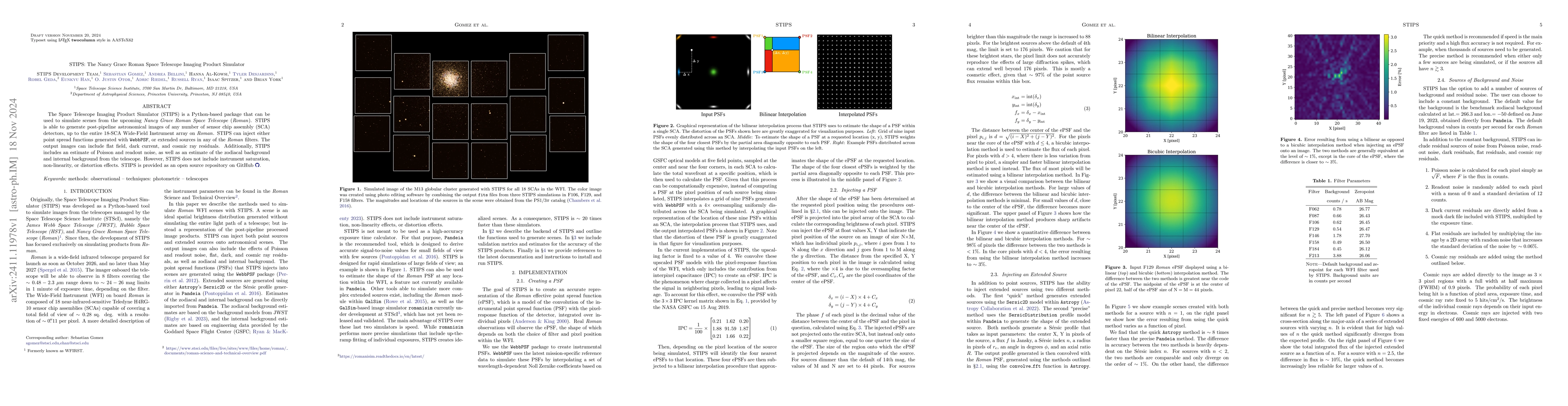 Thumbnail for STIPS: The Nancy Grace Roman Space Telescope Imaging Product Simulator