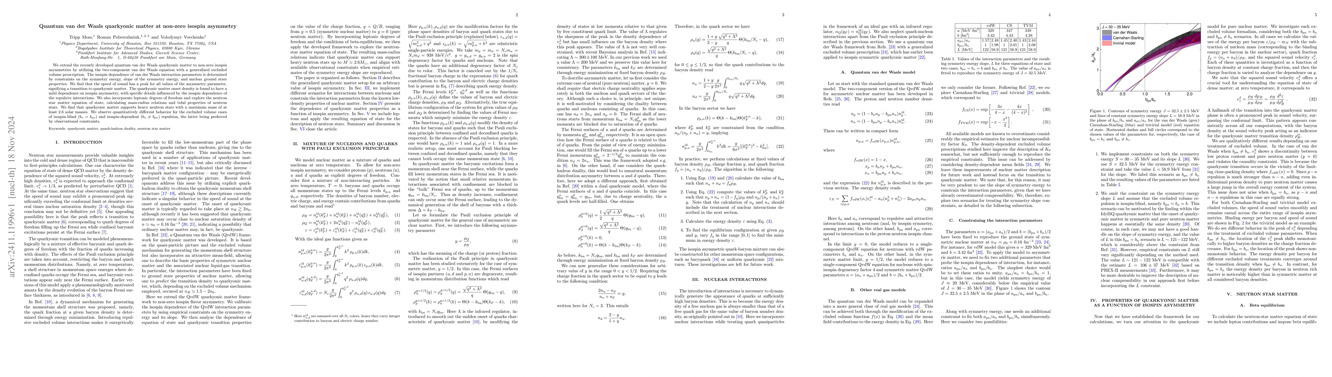 Thumbnail for Quantum van der Waals quarkyonic matter at non-zero isospin asymmetry