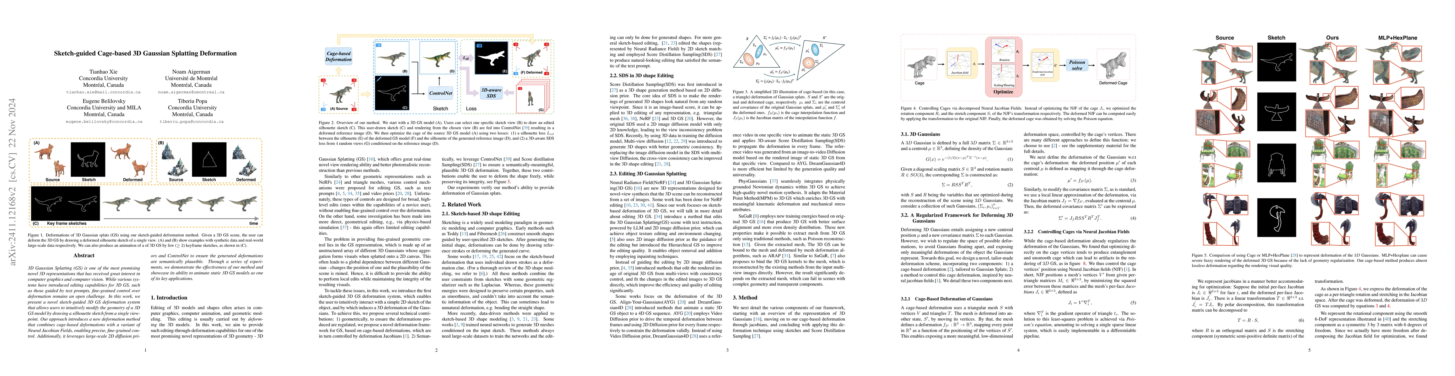 Thumbnail for Sketch-guided Cage-based 3D Gaussian Splatting Deformation