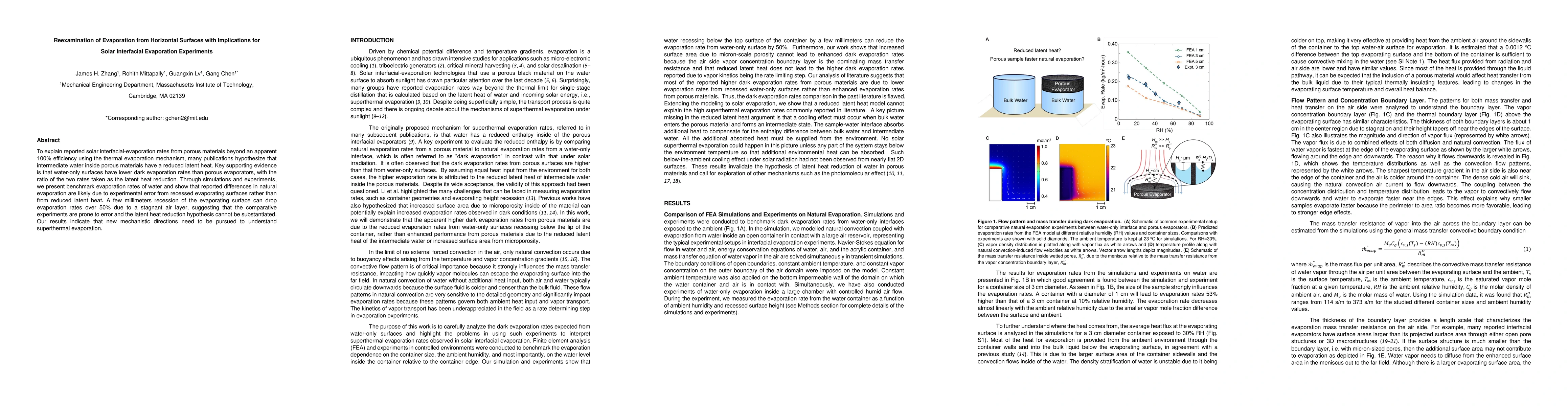 Thumbnail for Reexamination of evaporation from horizontal surfaces with implications
  for solar interfacial evaporation experiments
