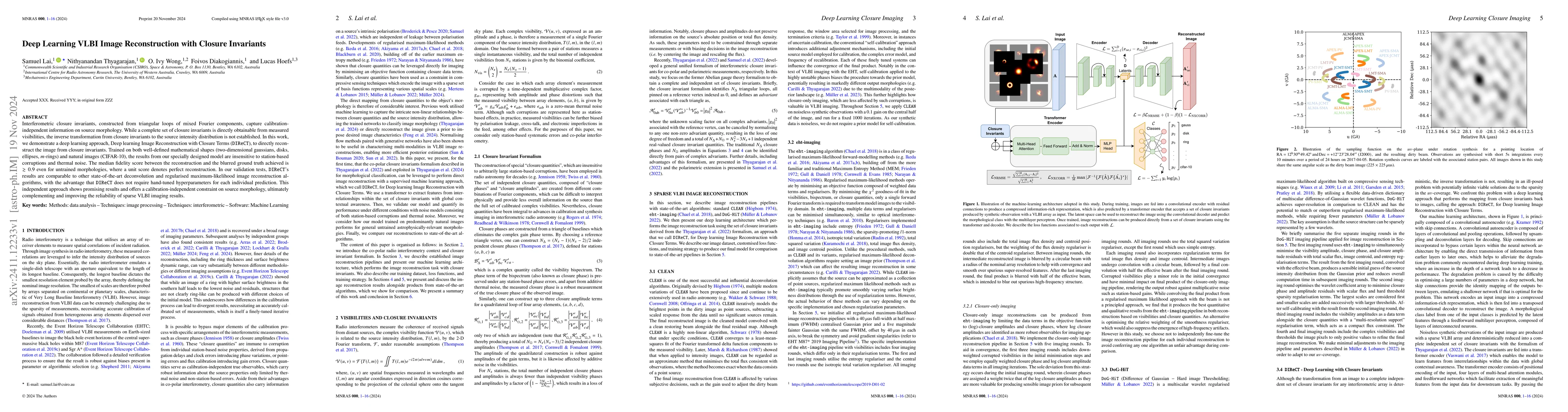 Thumbnail for Deep Learning VLBI Image Reconstruction with Closure Invariants