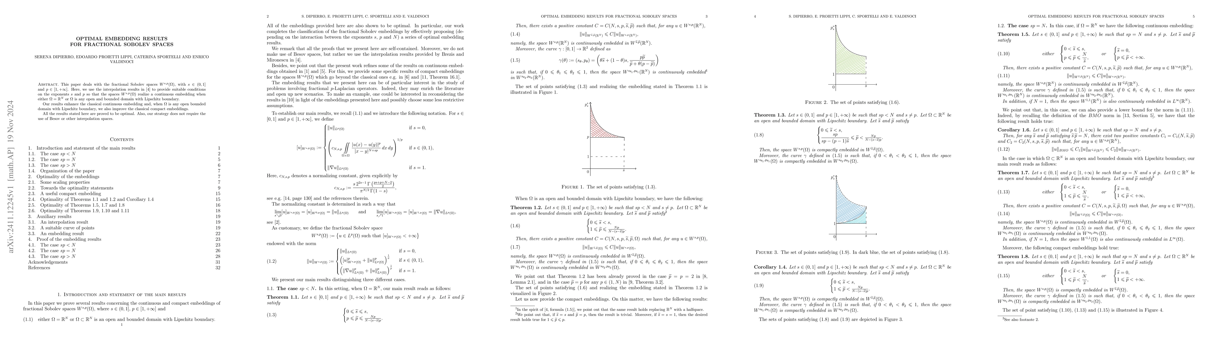 Thumbnail for Optimal embedding results for fractional Sobolev spaces