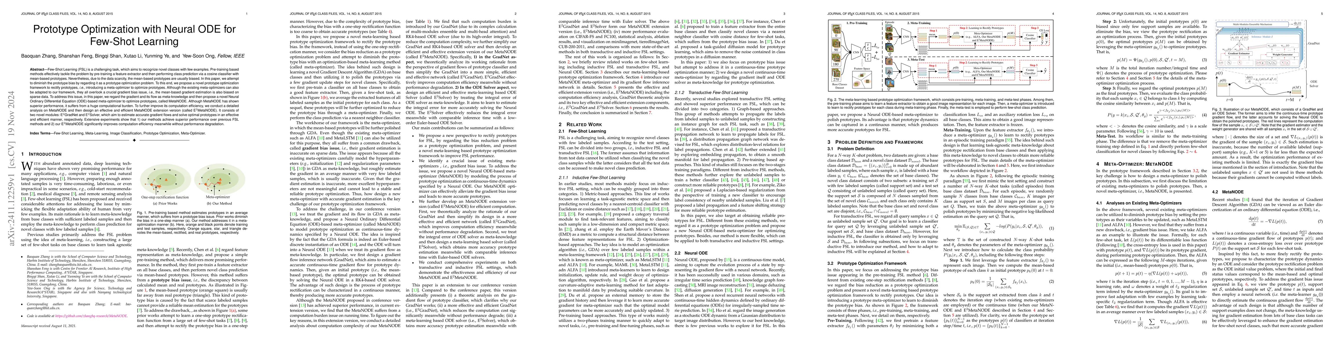 Thumbnail for Prototype Optimization with Neural ODE for Few-Shot Learning